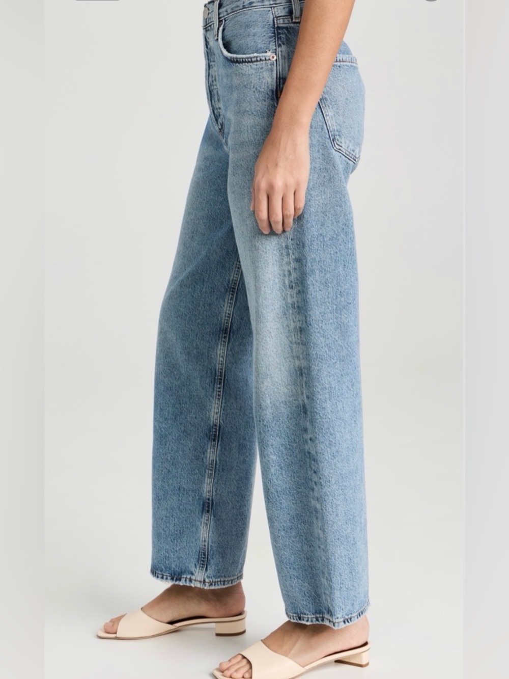 Agolde Ren Wide-Leg High-Rise Jeans NWT - Picture 3 of 6